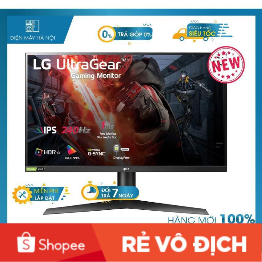Màn Hình máy tính LG Ultragear™ 27GN750 27'' 16:9 FHD 1920x1080 NVIDIA G-Sync IPS 1ms 240Hz HDR - Hàng chính hãng