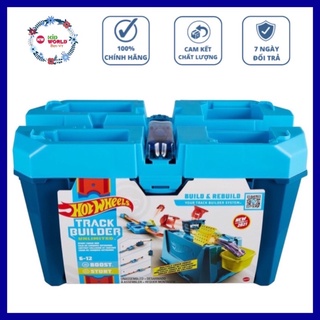 Bộ đường ray đua Hot Wheels Track Builder System Set đa năng.