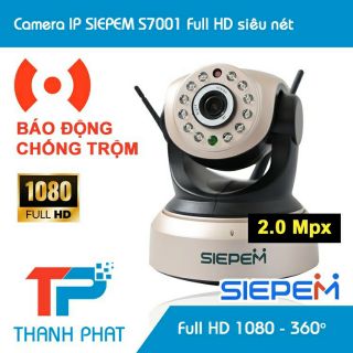 Camera ip wifi siepem s7001 plus full hd 1080p 2.0mpx - chính hãng siêu nét bảo hành 1 năm
