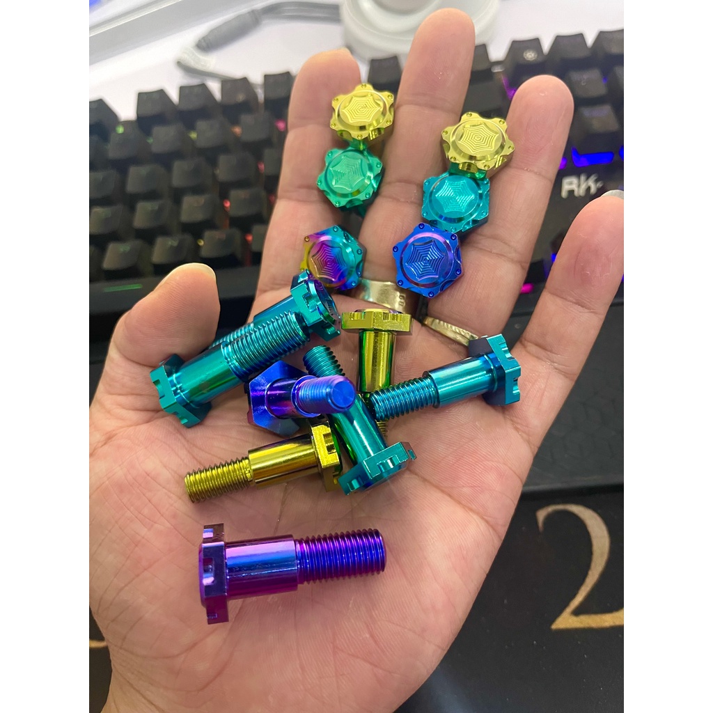 Ốc chân chống nghiêng 8li 10li cho xe honda và yamaha