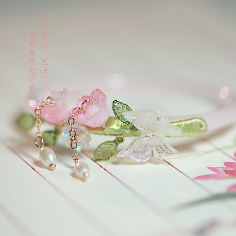 Vòng Đeo Tay Màu Tráng Men Tua Rua Phong Cách Cổ Điển