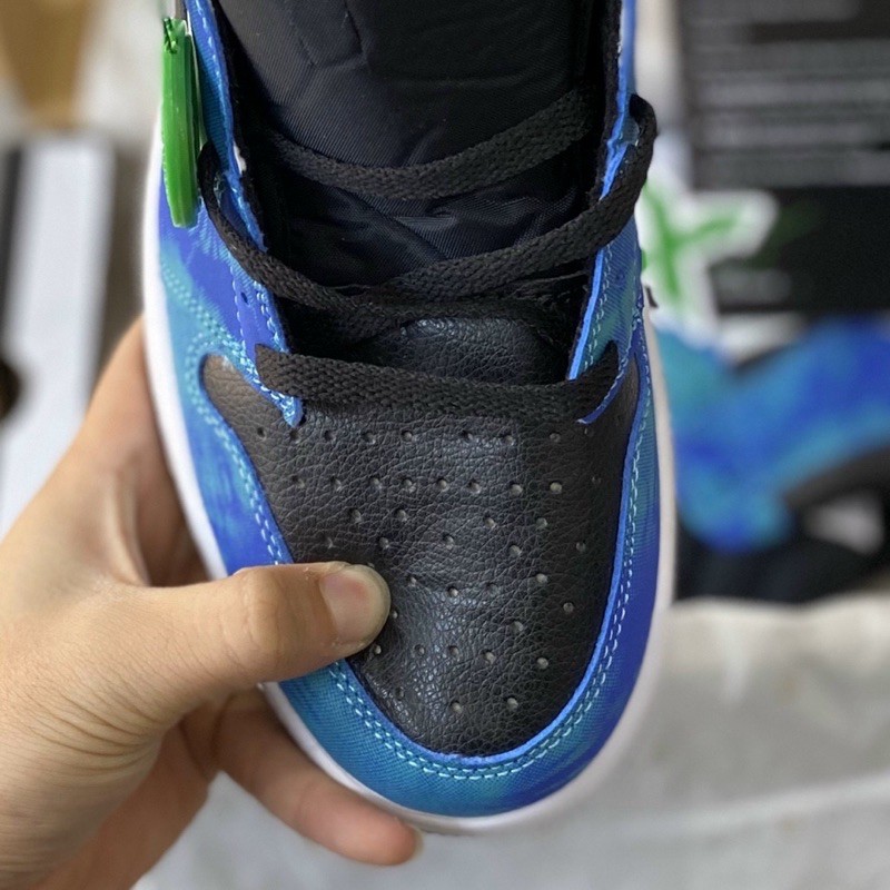 [m.sneaker] giày thể thao jd 1 xanh loang cao cổ nam nữ | BigBuy360 - bigbuy360.vn