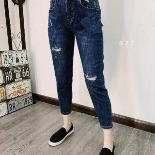 Quần bò đậm dáng baggy vanvan