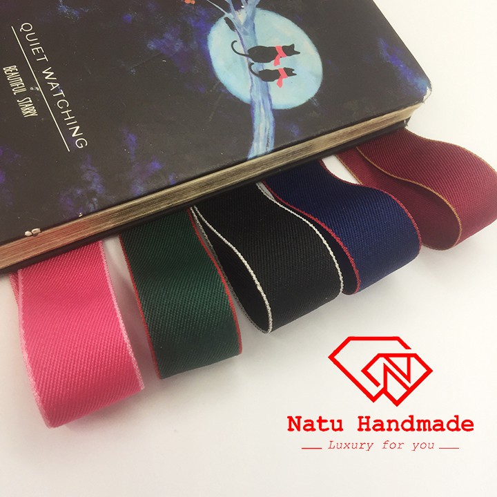 - Nguyên liệu làm hoa cài áo - hoa cài tóc handmade -Ruy băng Hàn Quốc làm nơ handmade loại  cao cấp