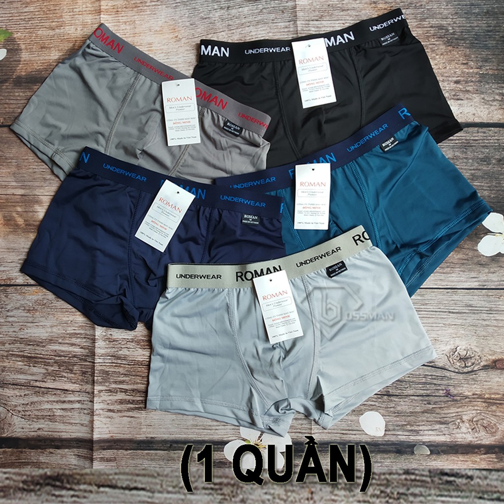 QUẦN SỊP ĐÙI (1 Quần), QUẦN BOXER NAM CAO CẤP THUN LẠNH CO GIẢN 4 CHIỀU- HÀNG VNXD ( ẢNH THẬT)