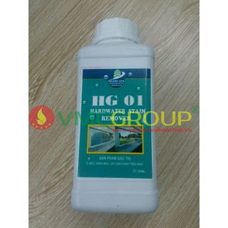 500ml hg01- hóa chất tẩy cặn canxi trên kính