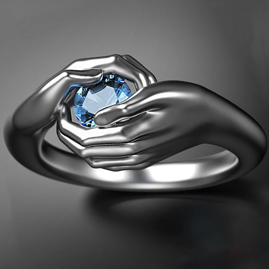 Nhẫn Nữ Mạ Điện Đính Đá Sang Trọng