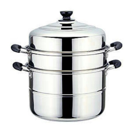 [SALE SỐC] Nồi hấp inox 3 tầng Cookware