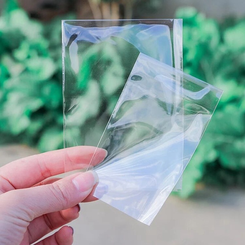Combo 100 túi nylon trong suốt bọc kẹo mút nhiều kích cỡ chọn lựa