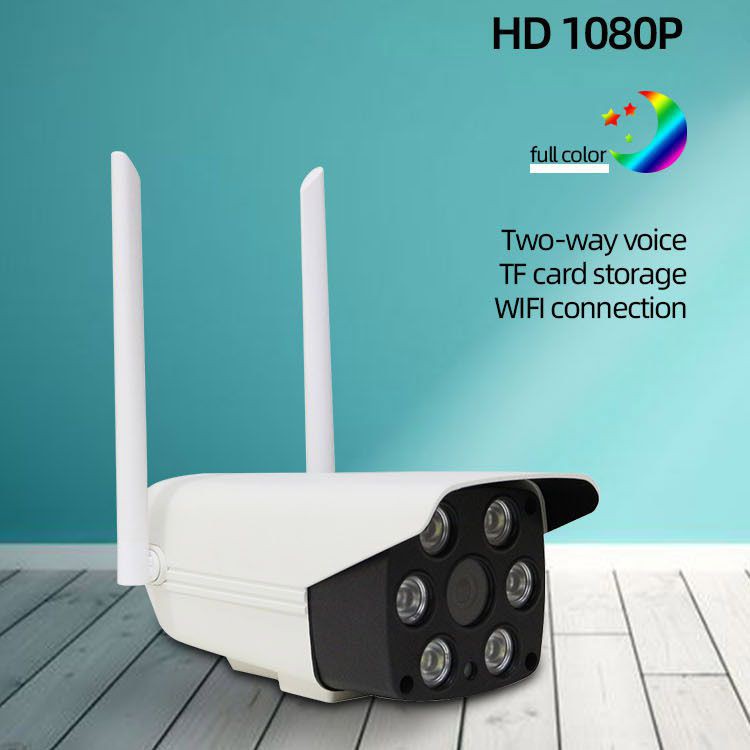 Camera Carecam WiFi Ngoài Trời 6 Led Full 1080 HD Hỗ Trợ 2 Đèn Hồng Ngoại - Thẻ Nhớ Tùy Chọn