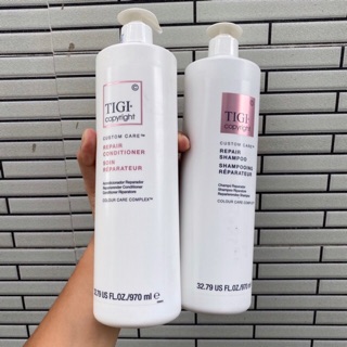 Dầu gội xả phục hồi tóc hư tổn Tigi Copyright CUSTOM CARE REPAIR 970mlx2