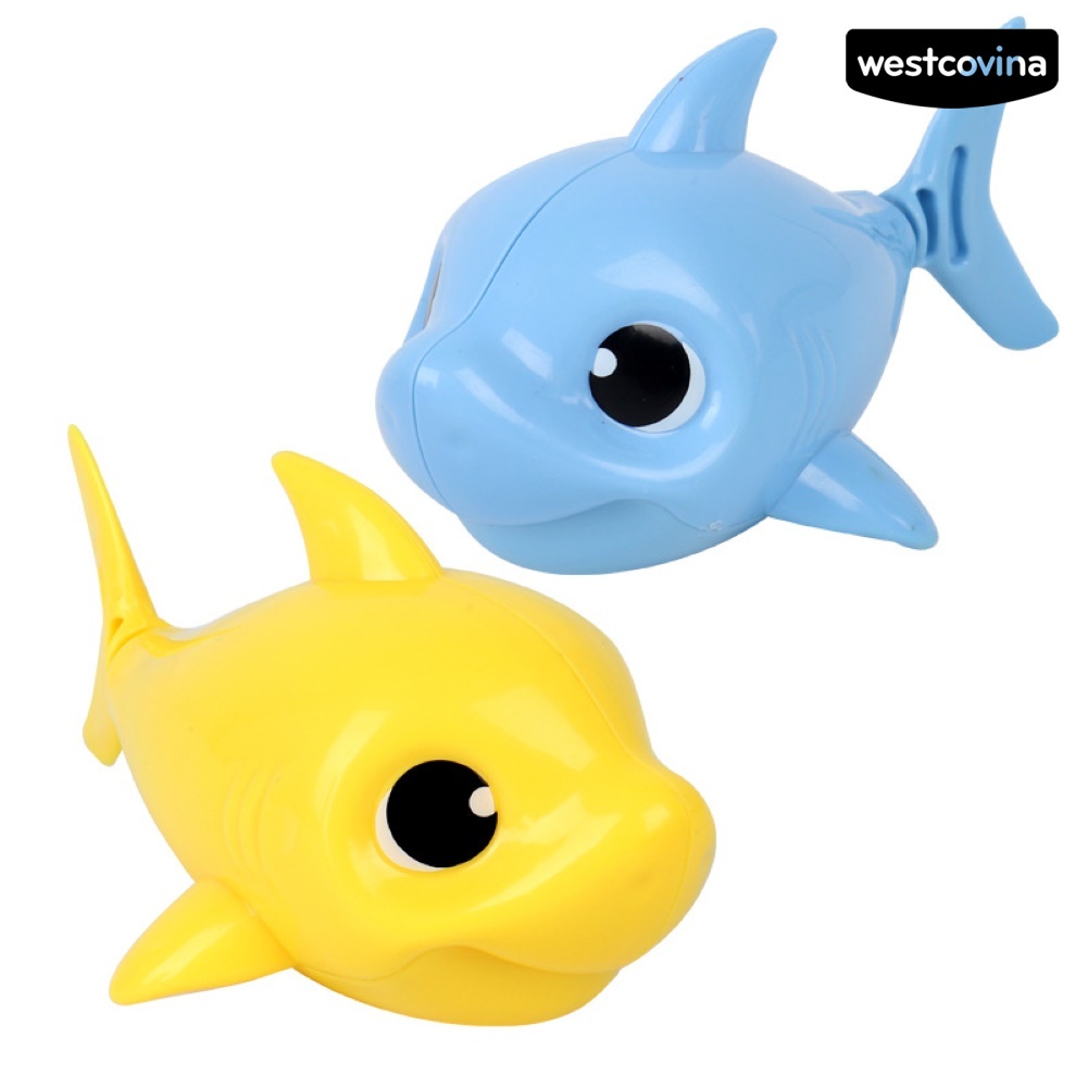 [Mới]❃Set 2 Đồ Chơi Lên Dây Cót Hình Cá Mập Dễ Thương Cho Bé