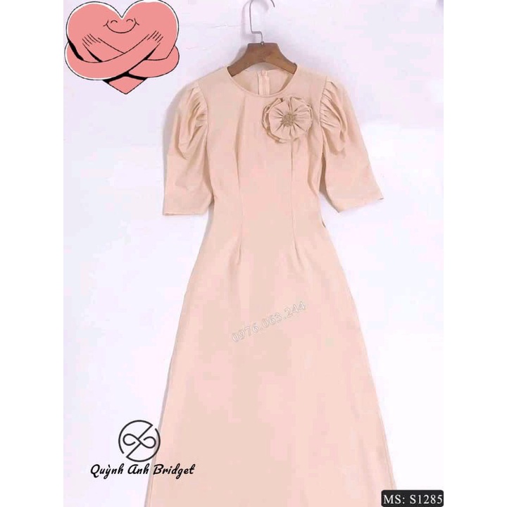 Áo dài lụa ngoc Trai  tay bồng 2 tà  cao cấp