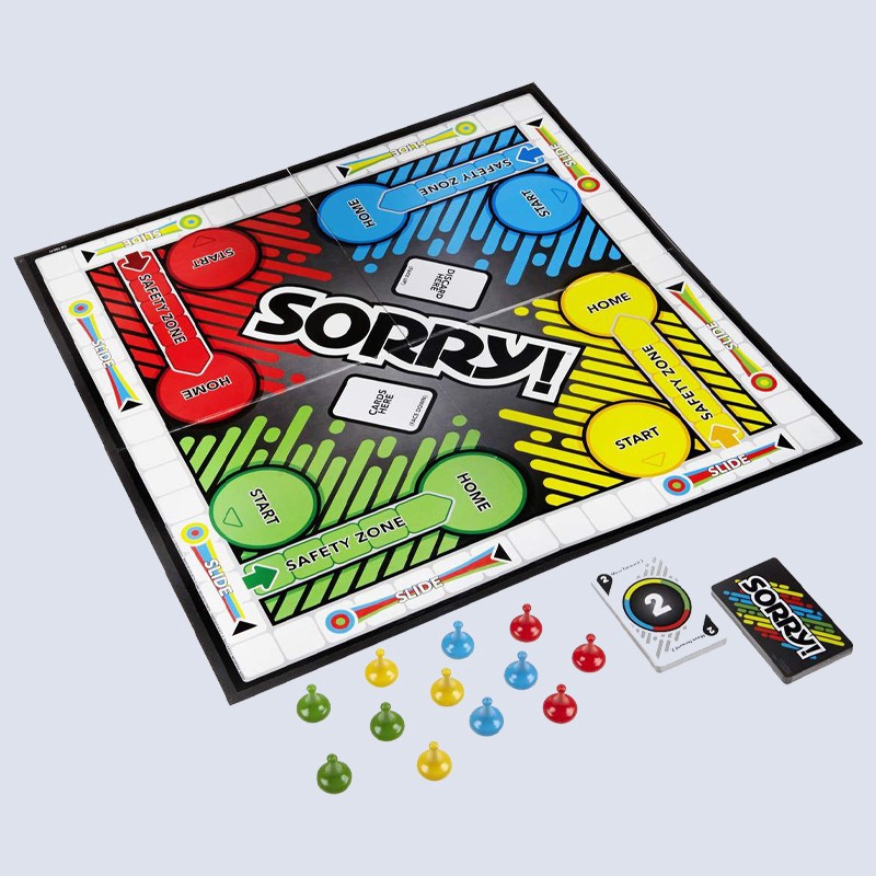 Hasbro Sorry! Classic Pursuit Game Bộ Đồ Chơi Giải Trí Vui Nhộn Cho Bé