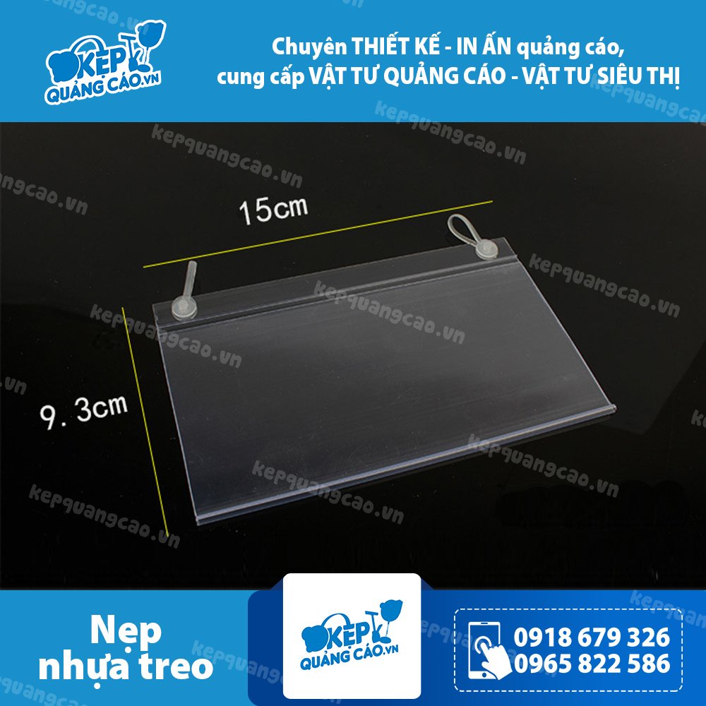 Nẹp treo siêu thị, nẹp treo bảng  giá