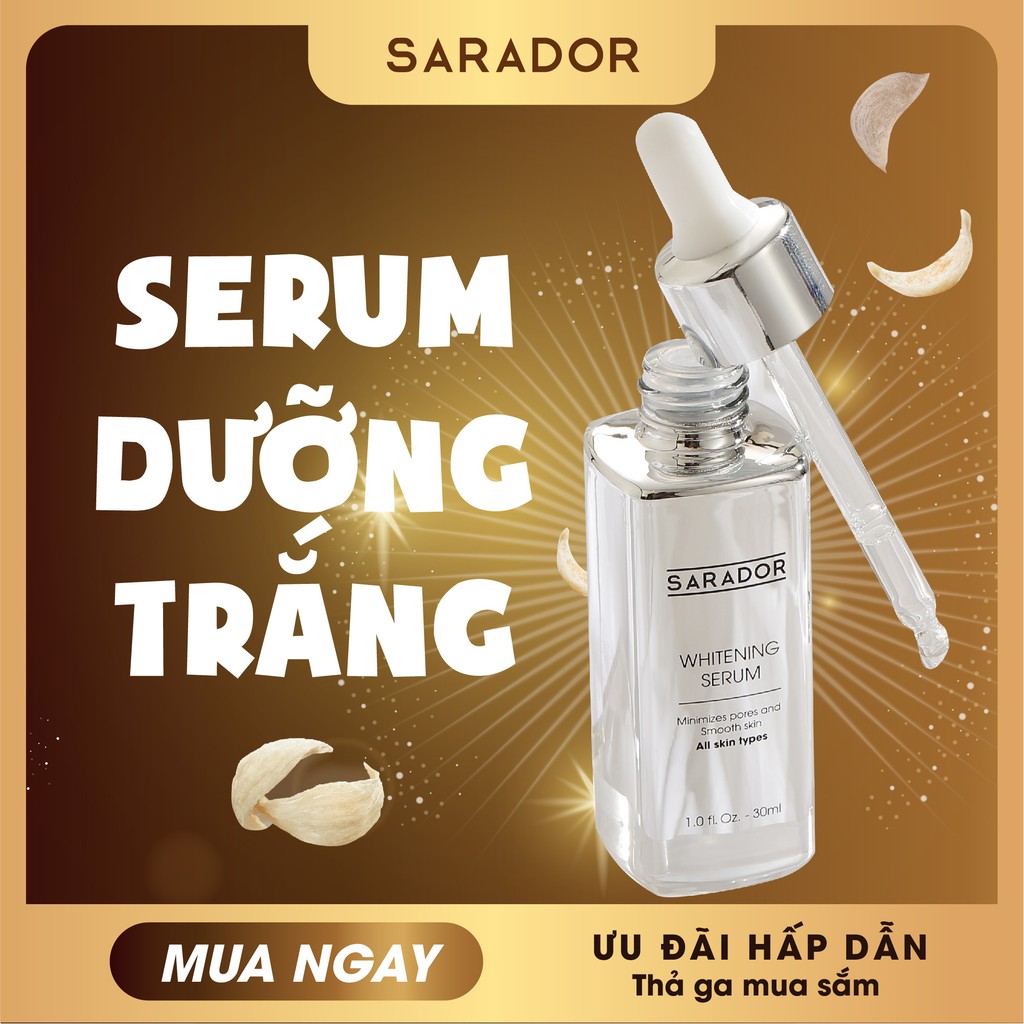 Sarador Whitening Serum trắng da, tái tạo collagen, mờ thâm, se lỗ chân lông, đều màu da dành cho da khô, da lão hóa | BigBuy360 - bigbuy360.vn