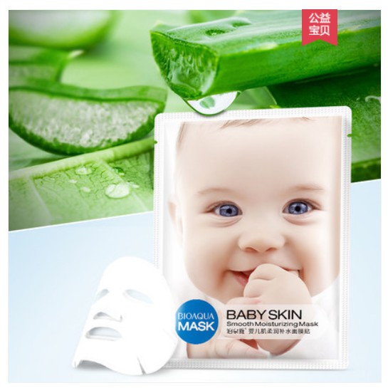 MẶT NẠ BABY SKIN BIOAQUA CHÍNH HÃNG CÓ UP BILL