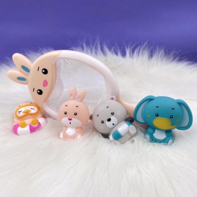 Đồ chơi tắm set vợt thú cực dễ thương