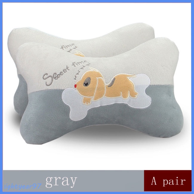 Bộ 2 Gối Tựa Đầu Bằng Cotton Pp Siêu Mềm Thoải Mái Gắn Ghế Ngồi Xe Hơi