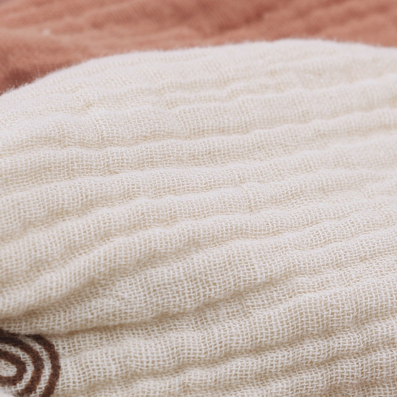 Đồ Chơi Vòng Lục Lạc Hình Tai Thỏ Bằng Vải Cotton Cho Bé Mọc Răng