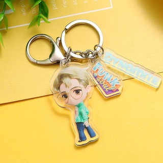 Móc khóa chibi BTS chủ đề Dynamite