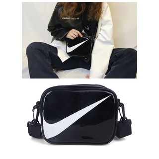 Túi Đeo Chéo In Logo Nike Chất Liệu Da Cao Cấp Thời Trang