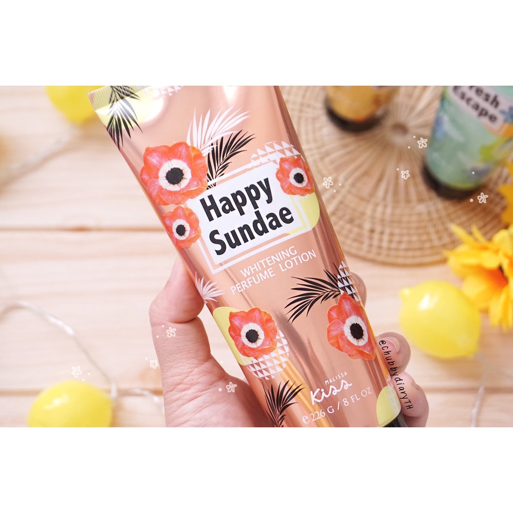 Sữa Dưỡng Thể Sáng Da Hương Nước Hoa Malissa Kiss Happy Sundae 226gr