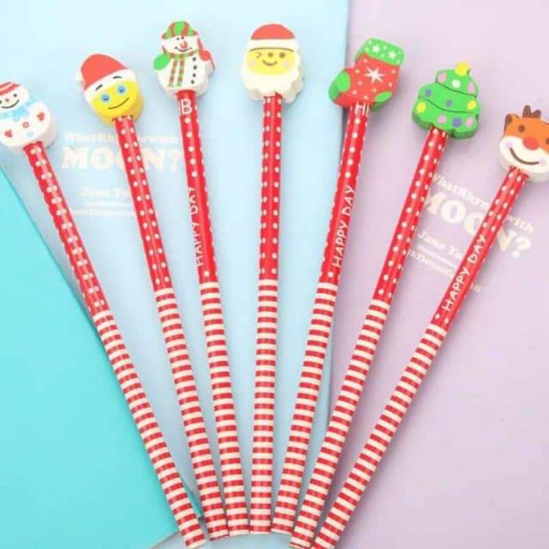 Combo 100 bút chì Noel