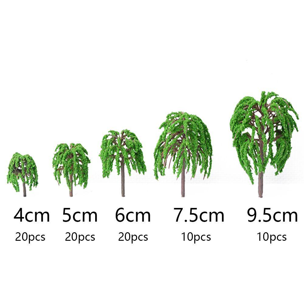 WATTLE Set 10 / 20 Mô Hình Cây Liễu Giả Dùng Trang Trí
