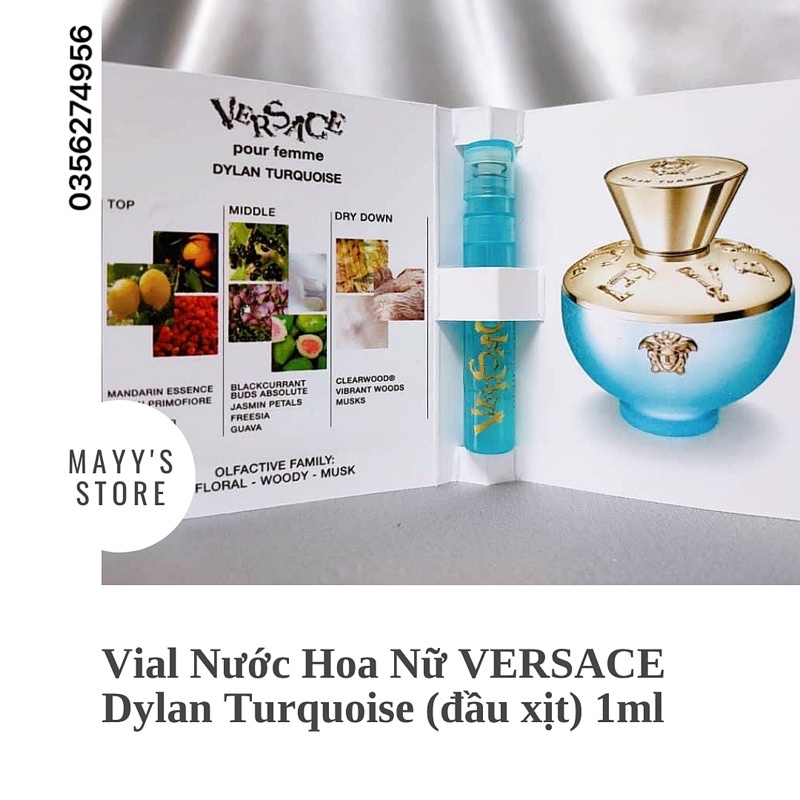 Vial Nước Hoa Nữ VERSACE Dylan Turquoise