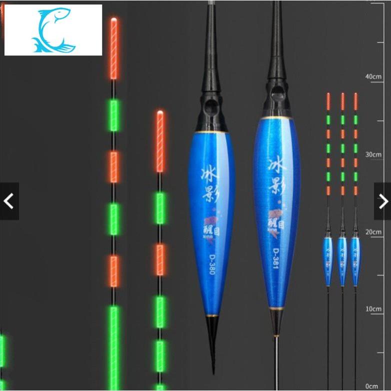 [Tặng Pin] Phao Câu Đài Ngày Đêm SHADOWLESS, phao câu đêm Phao câu cá