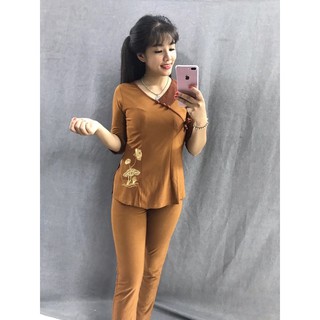 đồ lam đi chùa( #mẫu thun tim nơ)