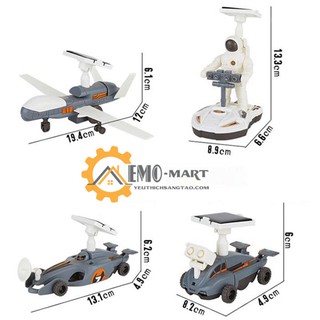 Bộ robot lắp ghép năng lượng mặt trời 4 in 1