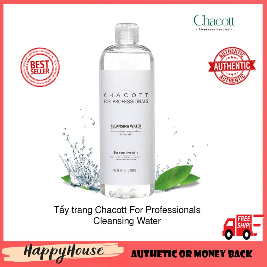 Nước tẩy trang cho da nhạy cảm Chacott for Professional nội địa Nhật
