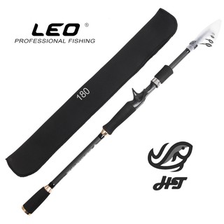 Cần câu lure leo fishing cần câu lure rút gọn cần câu máy đứng và máy ngang