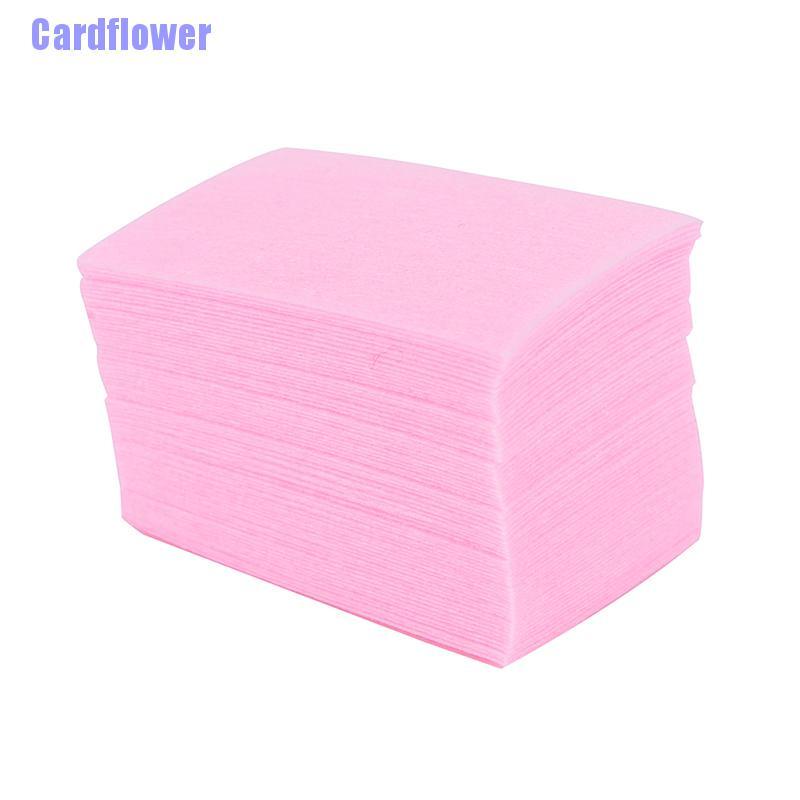 (Hàng Mới Về) Khăn Cotton Tẩy Sơn Móng Tay Không Xơ Vải Cardflower