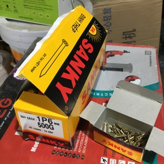 Đinh thép vàng 1p6,2p3 (hộp)