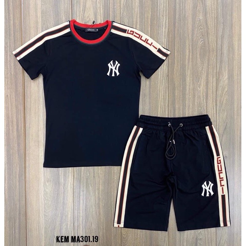 Bộ đồ nam hè bộ thể thao nam cổ đỏ hàng có bigsize | BigBuy360 - bigbuy360.vn