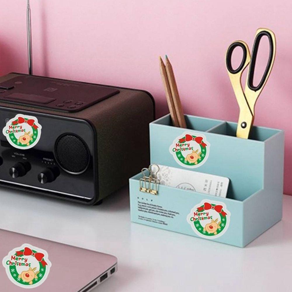 Bộ 45 Nhãn Dán Trang Trí Hộp Kẹo Giáng Sinh DIY