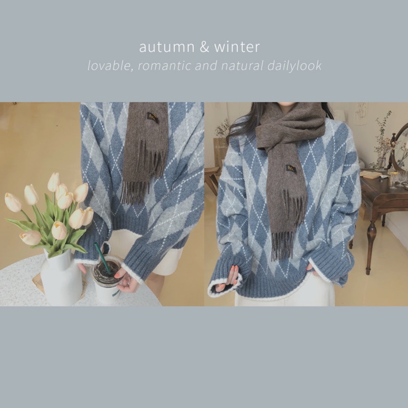 Áo khoác sweater dày dáng rộng dệt kim phong cách lười thời trang Hàn Quốc cho nữ 176179 | BigBuy360 - bigbuy360.vn