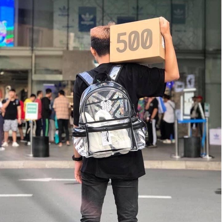 Balo We are camper trong suốt - thời trang nam nữ đi học, đi chơi giá rẻ fullbox