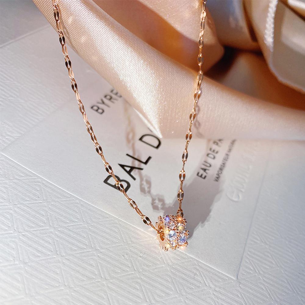 Vòng cổ Mặt Tròn Phong Cách Hàn Quốc Thời Trang