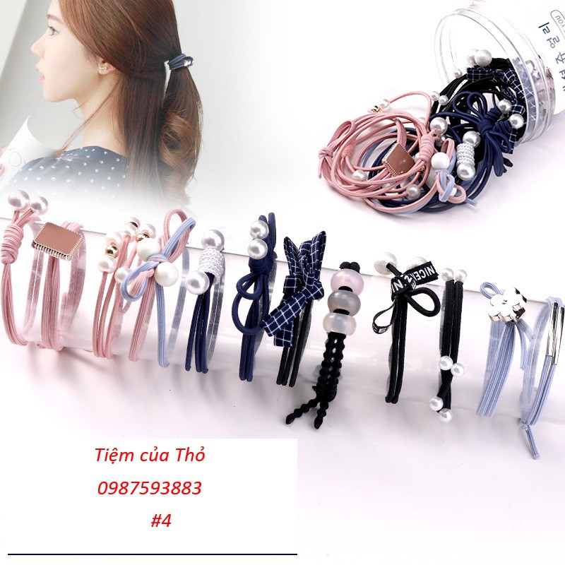 Set chun buộc tóc kiểu Hàn Quốc (PK13)
