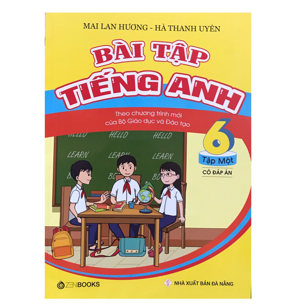 Sách - Bài tập tiếng anh lớp 6 tập 1 có đáp án ( theo chương trình mới của bộ GD&ĐT)