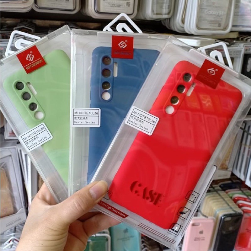 Ốp lưng dẻo màu KT cho Xiaomi Redmi Note 10 Lite Silicon chống bám bẩn