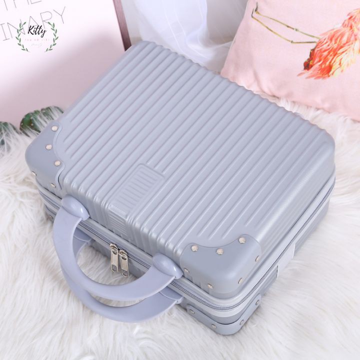 Vali du lịch , túi đựng hành lí xách tay 14 inch nhỏ nhẹ  , côp đựng mỹ phẩm