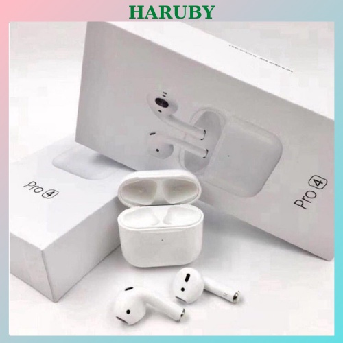 Tai Nghe Bluetooth 5.0 Mini Pro 4 Tws ko dây dành cho android,IP kèm dây và hộp