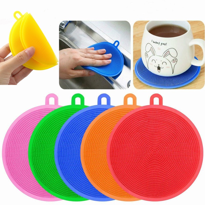 Miếng Silicone Rửa Chén Tiện Lợi