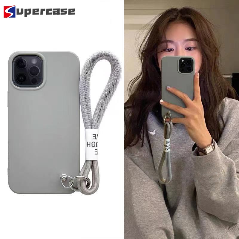 Ốp Điện Thoại Tpu Mềm Chống Mất Có Dây Đeo Cho Samsung Galaxy S21 S20 S10 S9 S8 Plus Ultra Lite Fe S10E S21 + S20 + S10 + S9 + S8 +