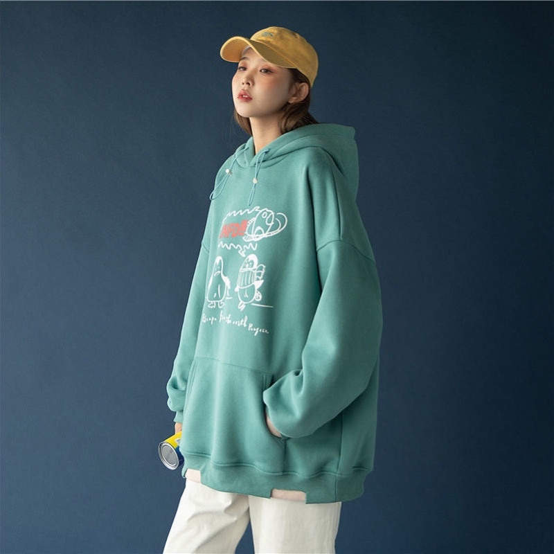 Áo hoodie unisex chim cánh cụt | BigBuy360 - bigbuy360.vn